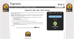 Desktop Screenshot of can-acn-2012.ingenieris.net
